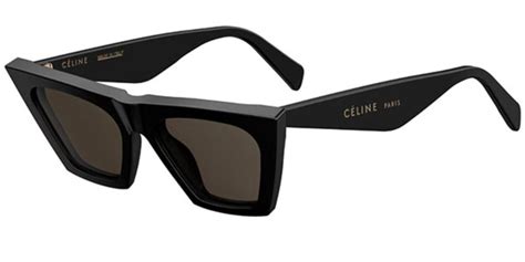 celine edge sunglasses cl41468 s 807ir|Celine Cl41468/s 807ir Black Cat Eye Sunglasses .